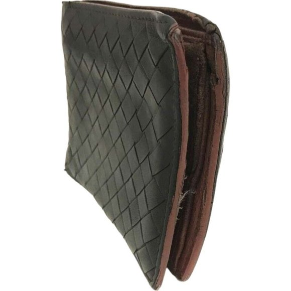 620127T Bottega Veneta Wallet Intrecciato Black Lambskin - Picture 3 of 9